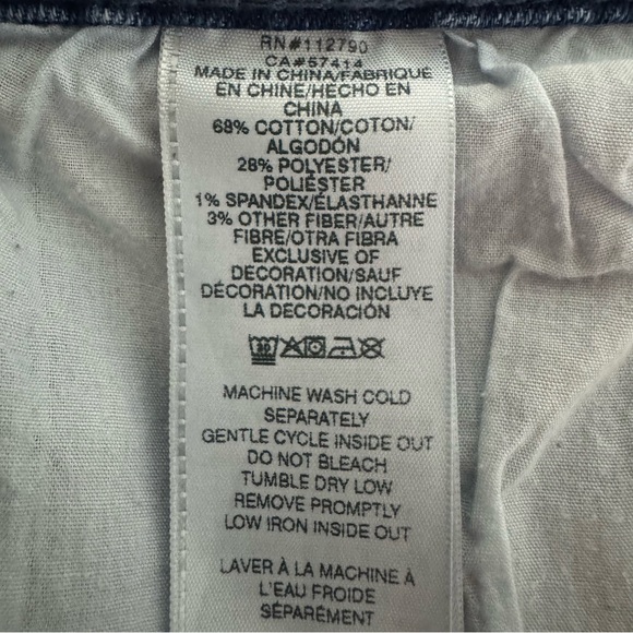 True Religion Jeans Rocco Relaxed Skinny Flap Pocket Red Stitch Blue Size 34x32 - Picture 9 of 14